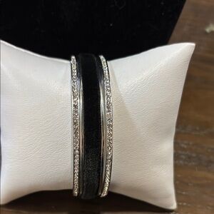 Elegant Black and Silver Women's Bracelets
